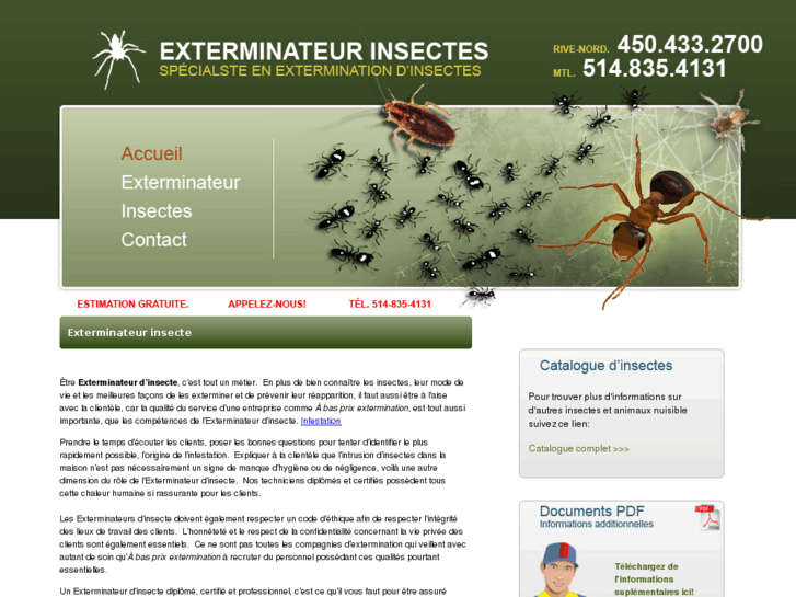 www.exterminateurinsecte.com