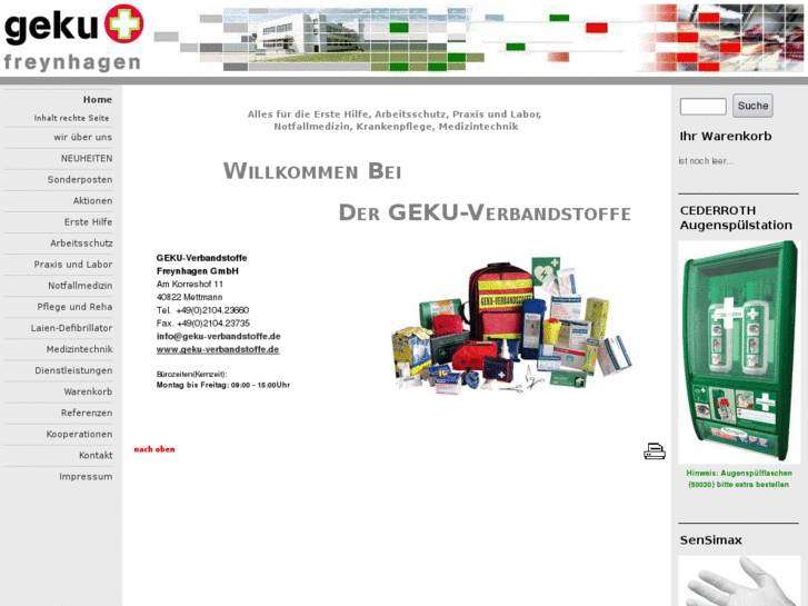 www.geku-verbandstoffe.de