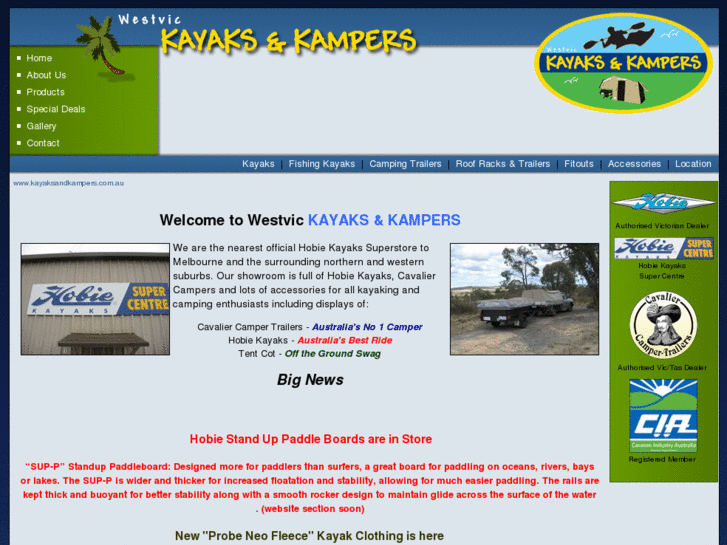 www.kayaksandkampers.com.au