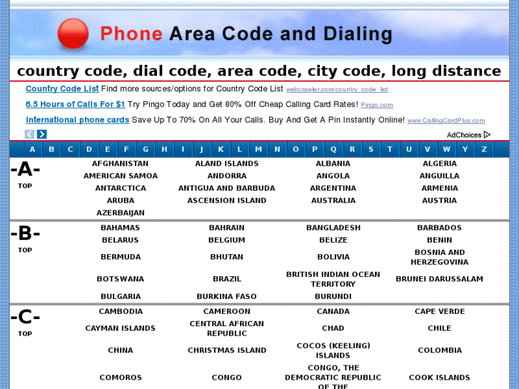 www.phone-area-code-dialing.com