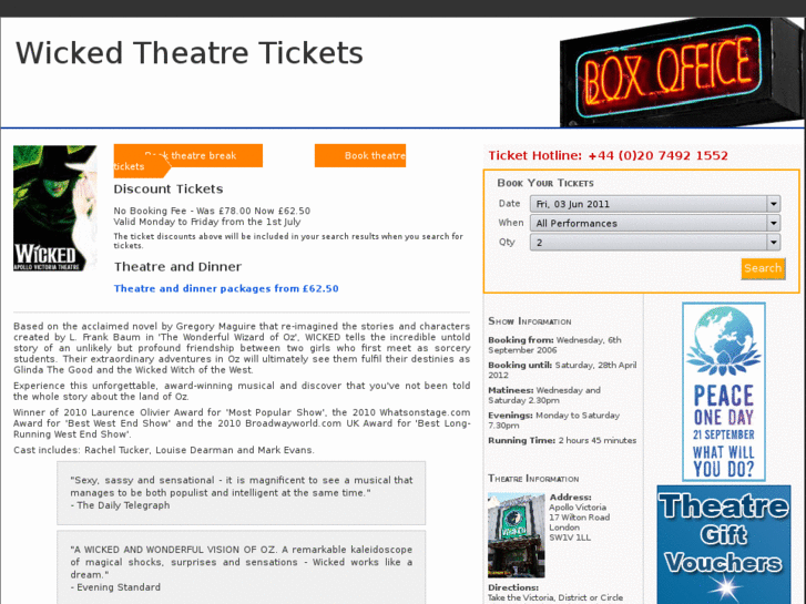 www.wickedtickets.org.uk