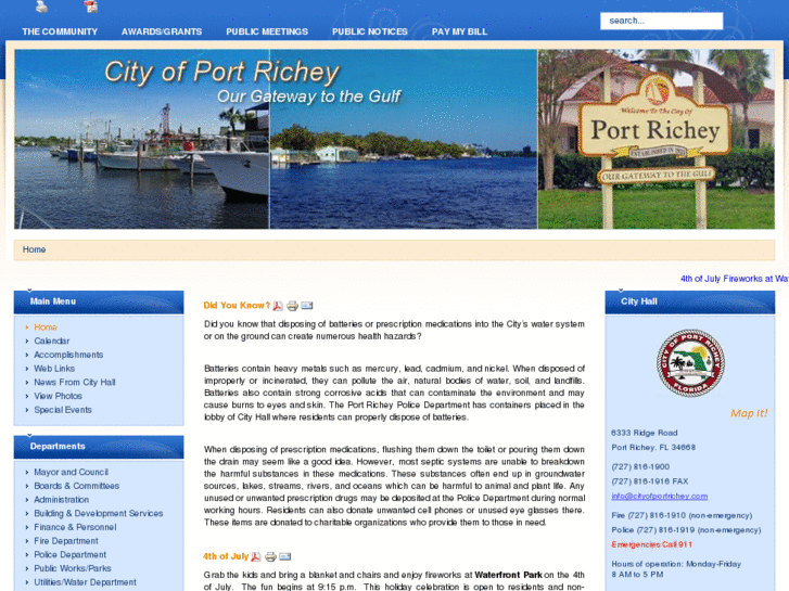 www.cityofportrichey.com