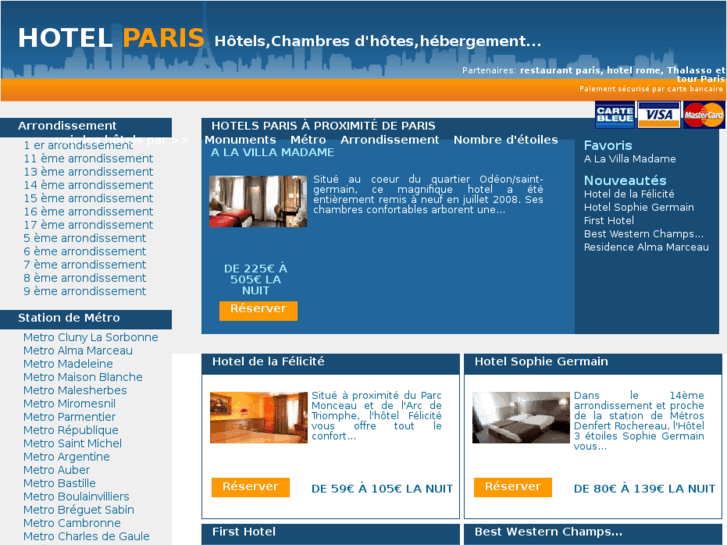 www.hotelparismetro.fr