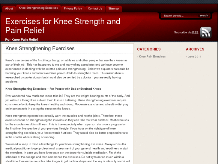 www.kneestrengtheningexercises.net