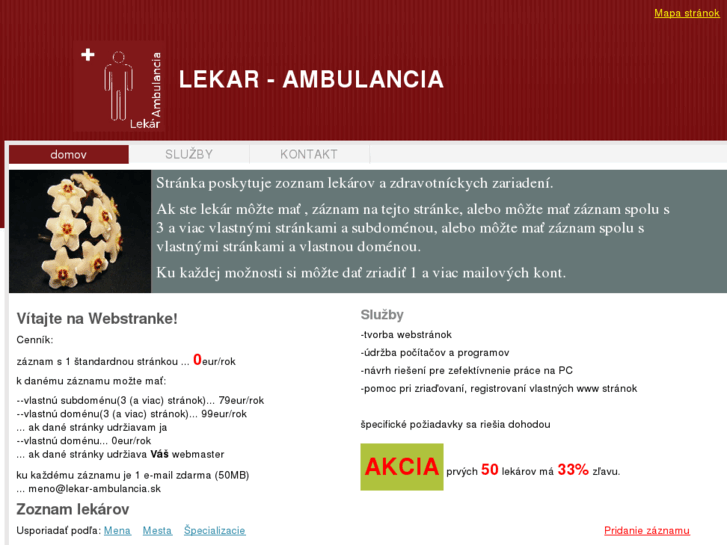 www.lekar-ambulancia.info