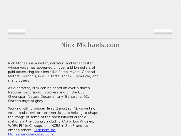 www.nickmichaels.com