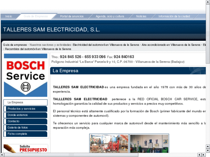 www.talleressamelectricidad.es