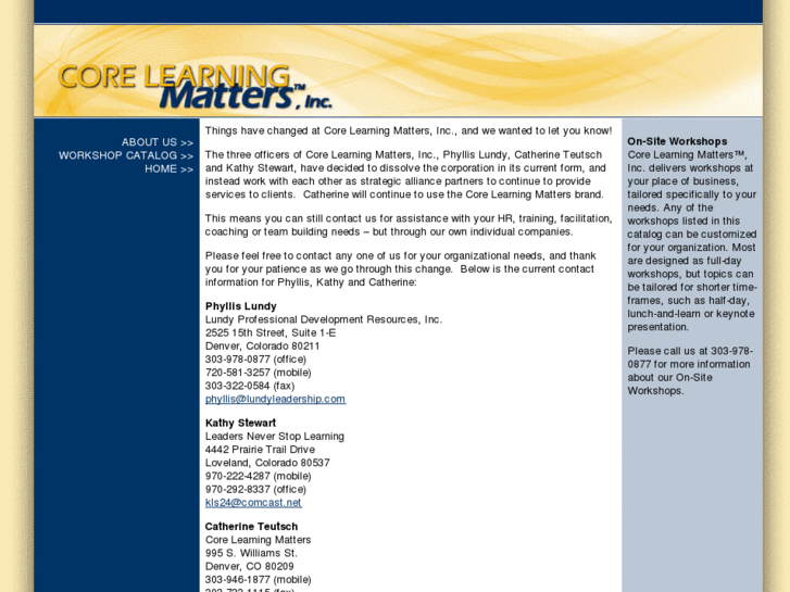 www.corelearningmatters.com