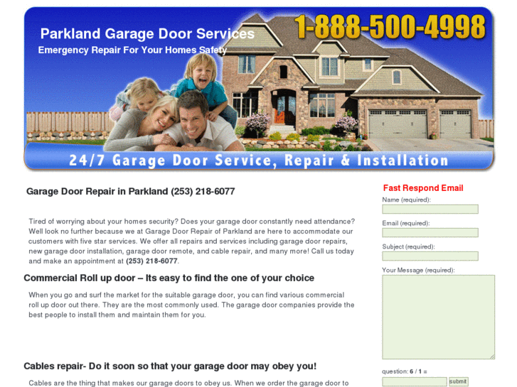 www.garage-door-repair-parkland.com