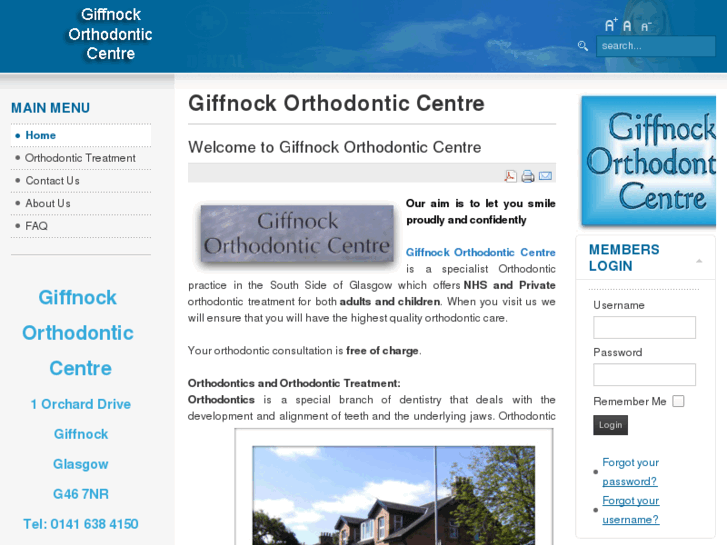 www.giffnockorthodontic.com