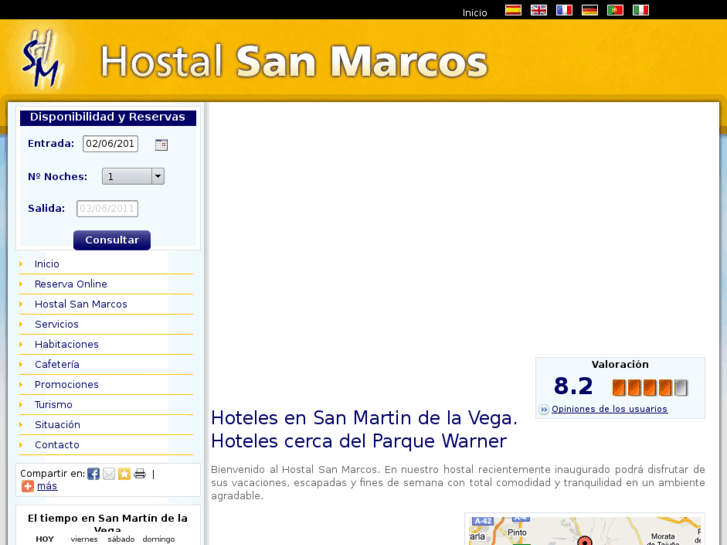 www.hostalsanmarcos.net