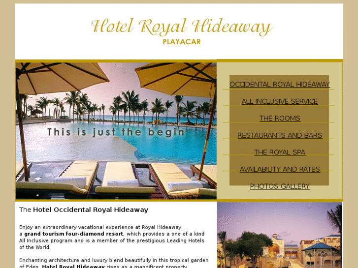 www.hoteloccidentalroyalhideaway.com