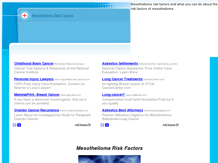 www.mesotheliomariskfactors.com