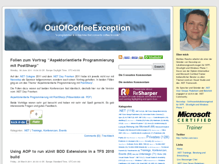 www.outofcoffeeexception.de