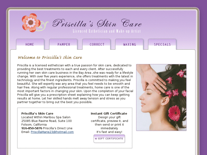 www.priscillaskincare.com