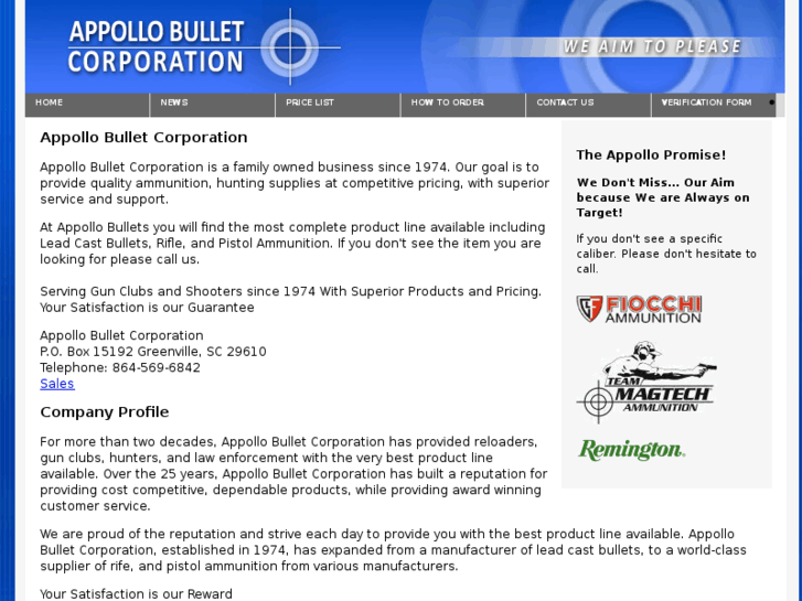 www.appollobulletcorporation.com