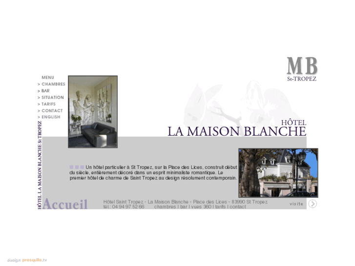 www.hotellamaisonblanche.com