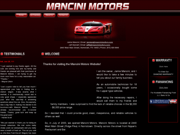 www.mancinimotors.com