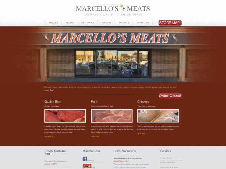 www.marcellosmeats.com