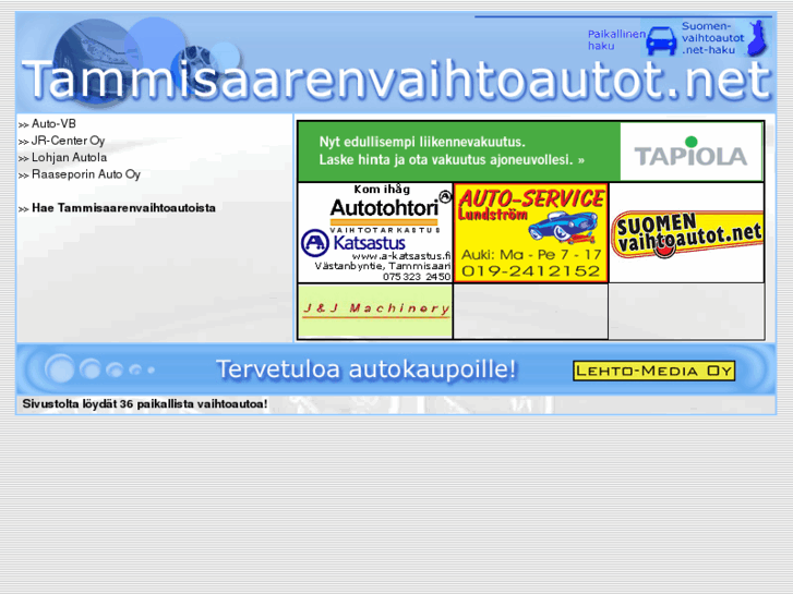 www.tammisaarenvaihtoautot.net