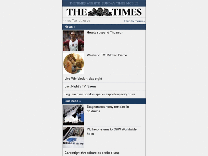 www.thetimesoflondon.mobi