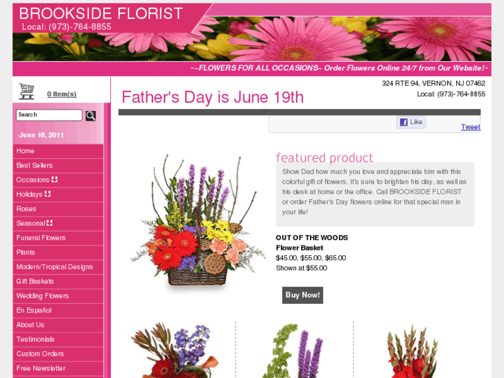 www.brooksidefloristnj.com