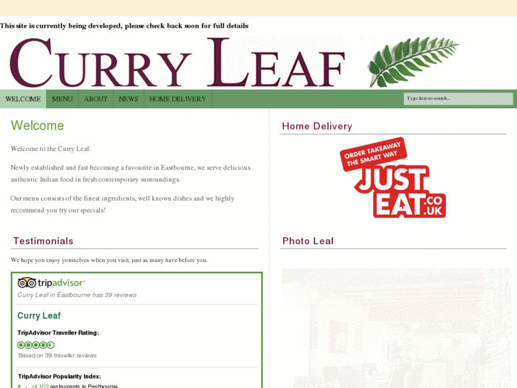 www.curryleafeastbourne.com