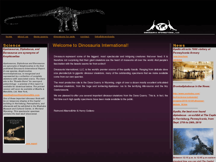 www.dinosauriainternational.com