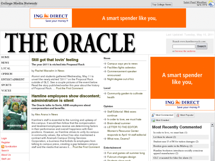 www.hamlineoracle.com