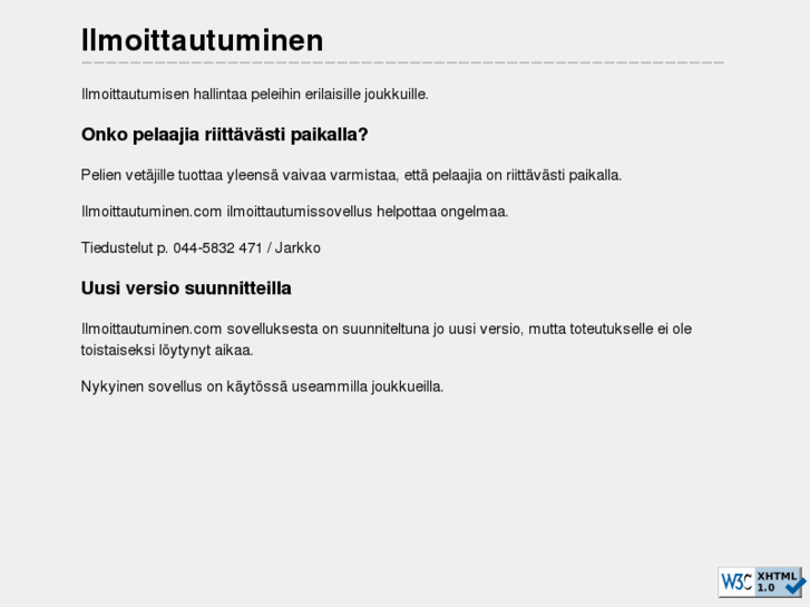 www.ilmoittautuminen.com