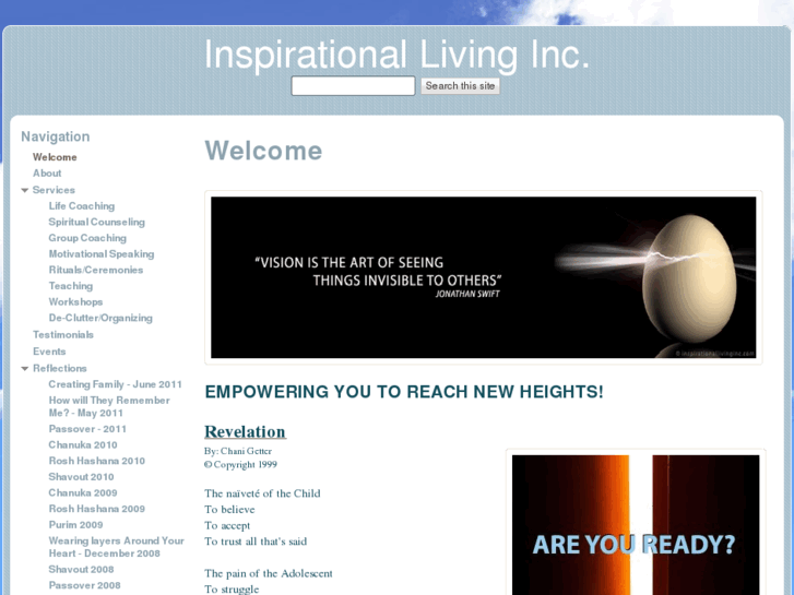 www.inspirationallivinginc.com