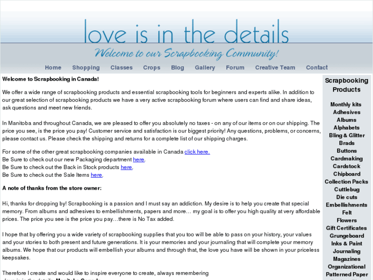 www.loveisinthedetails.ca