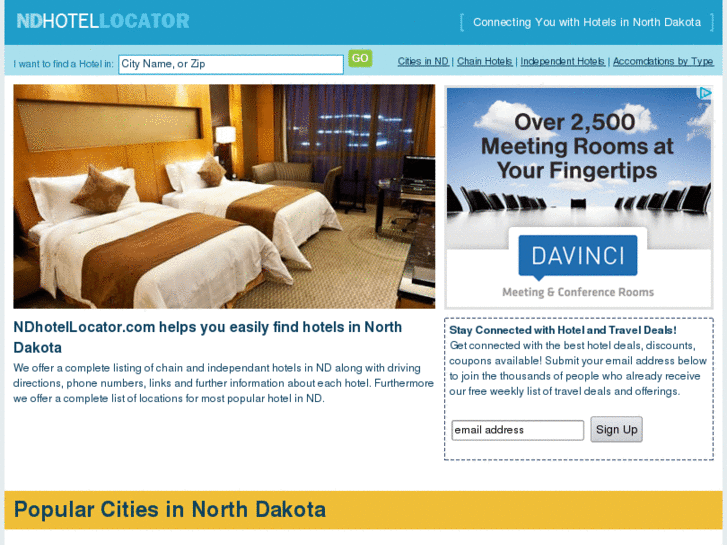 www.ndhotellocator.com