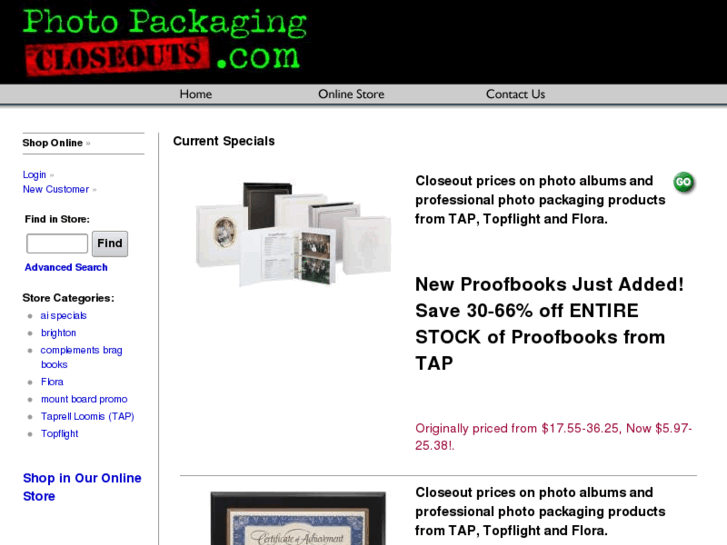 www.photopackagingcloseouts.com