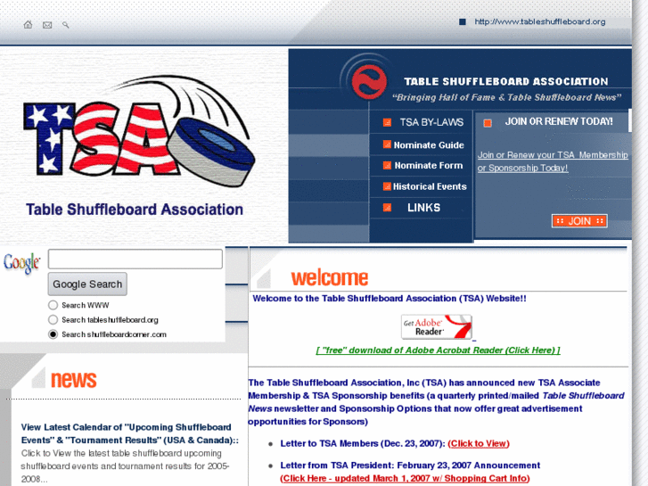 www.tableshuffleboard.org