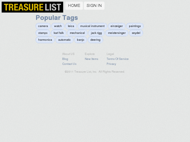 www.treasure-list.com