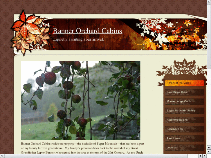 www.bannerorchardcabins.com