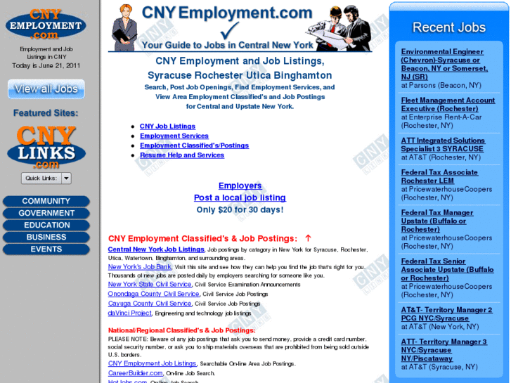 www.cnyemployment.com