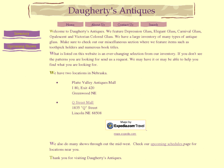 www.daughertys-antiques.com