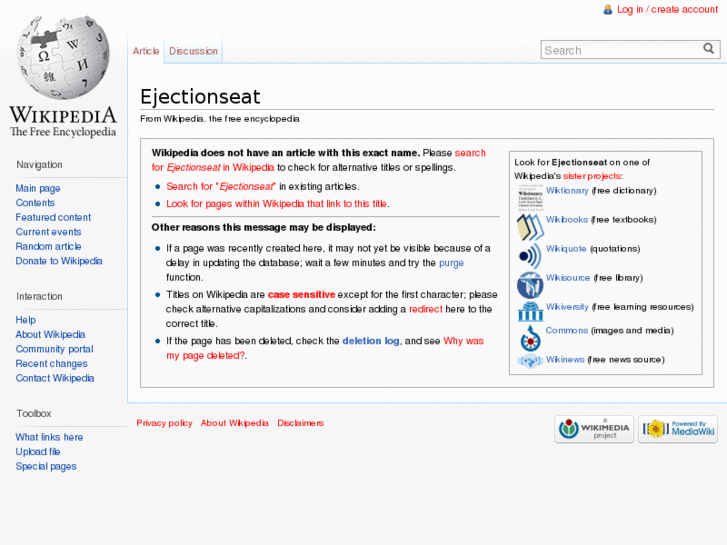 www.ejectionseat.info