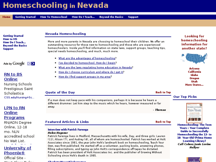 www.homeschoolinginnevada.com