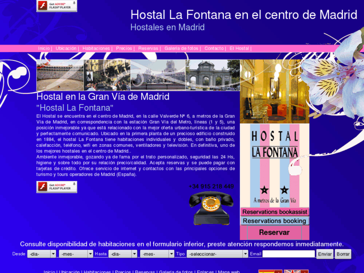 www.hostallafontana.com