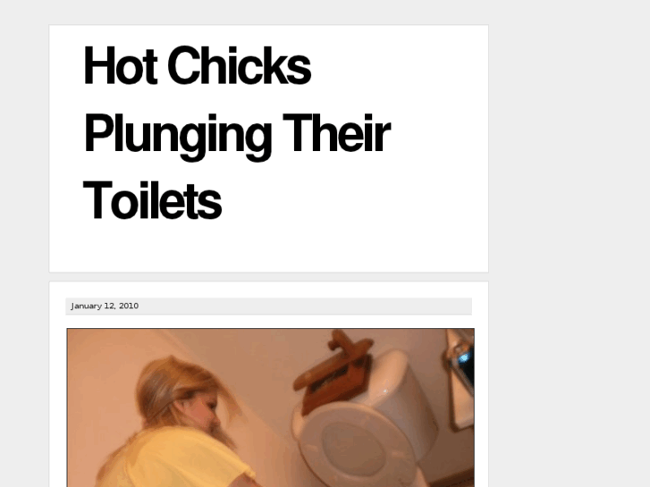 www.hotchicksplungingtheirtoilets.com