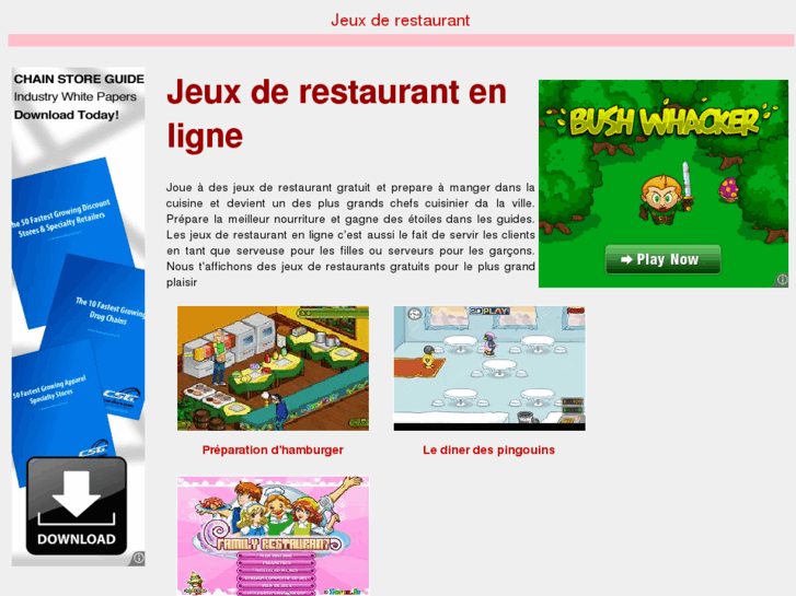 www.jeuxrestaurant.net