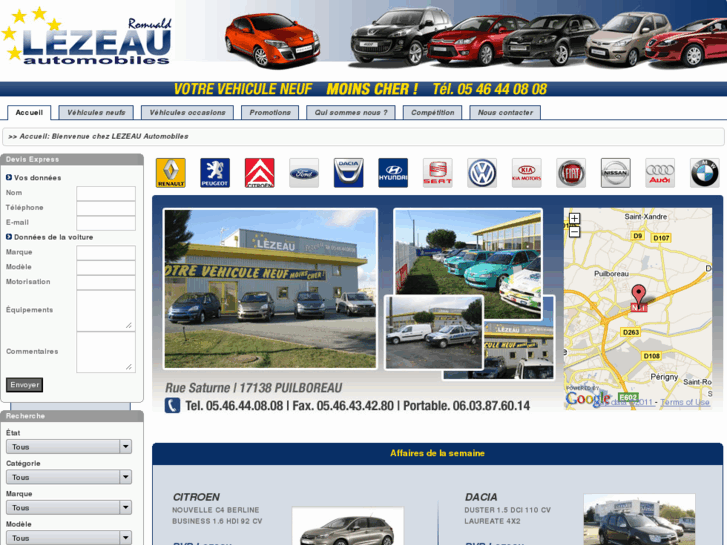 www.lezeau-automobiles.com