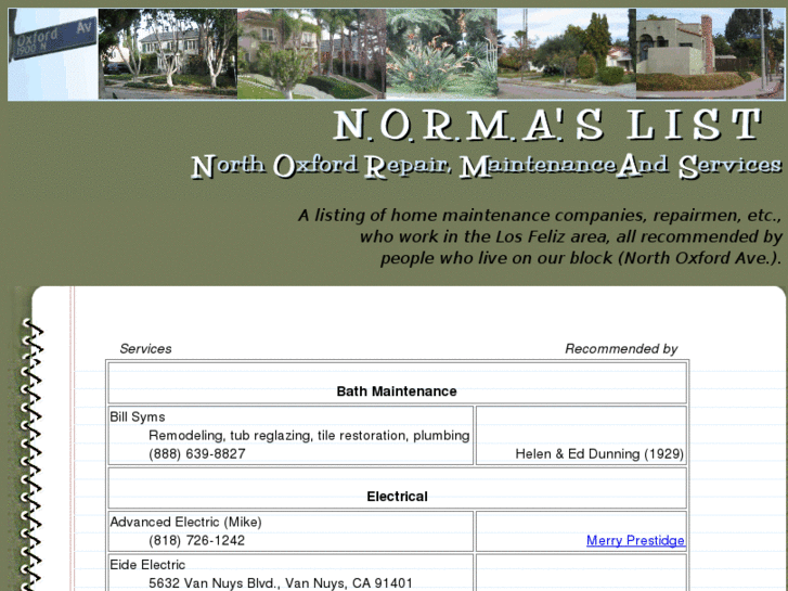 www.normaslist.com