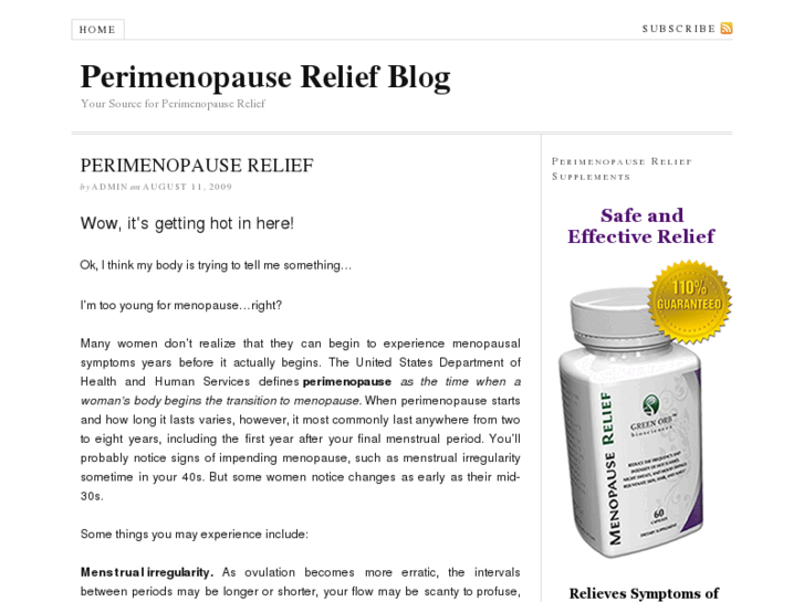 www.perimenopauserelief.com