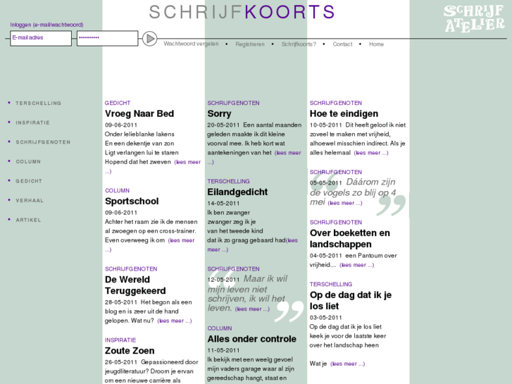 www.schrijfkoorts.nl