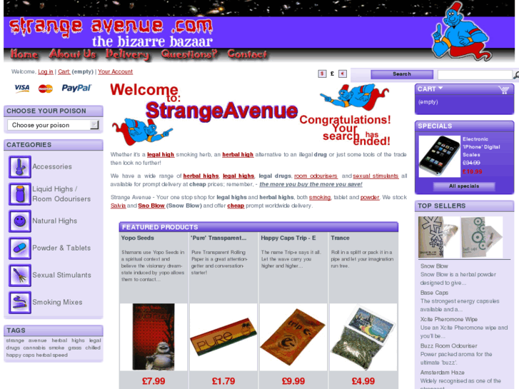 www.strangeavenue.co.uk