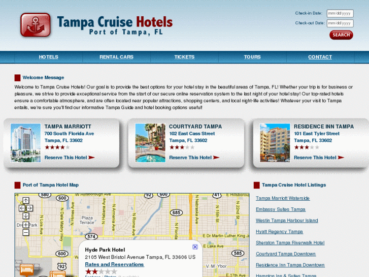 www.tampacruisehotels.com